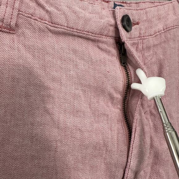 Tommy Bahama Shorts Mens 38 Pink Linen Blend Chino Resort Beach Golf Casual - Picture 3 of 10